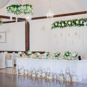 Dekoracja sali weselnej "Rybaczówka"